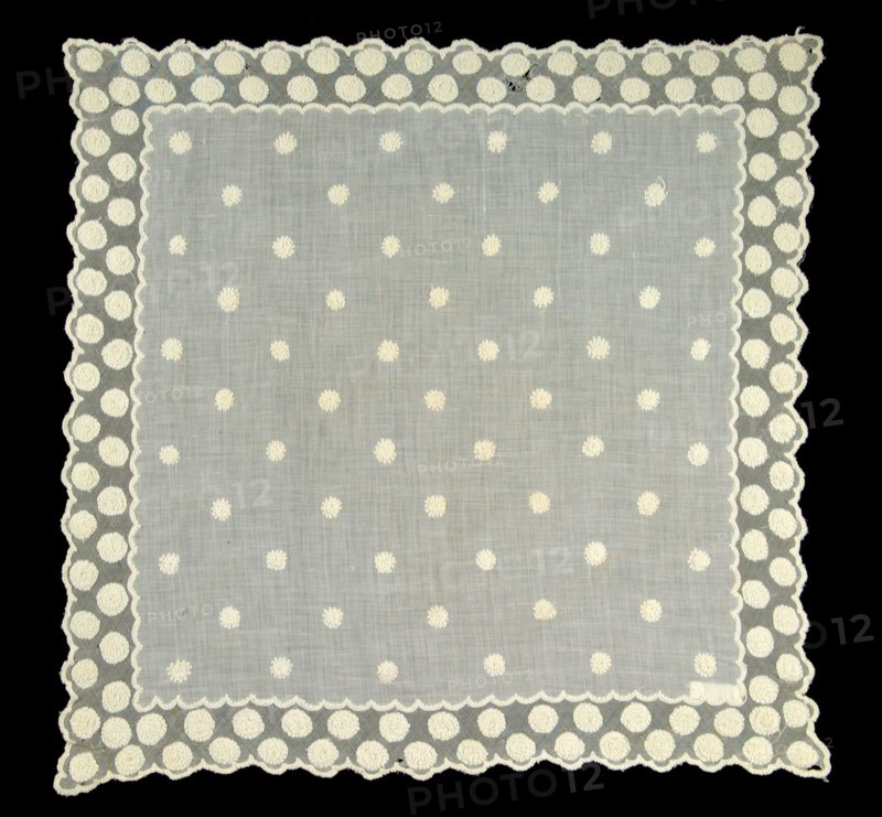 Handkerchief, American, second quarter 19th century.