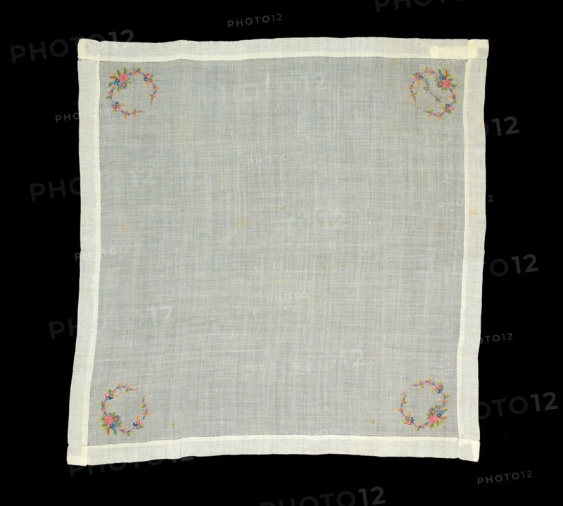 Handkerchief, American, third quarter 19th century.
