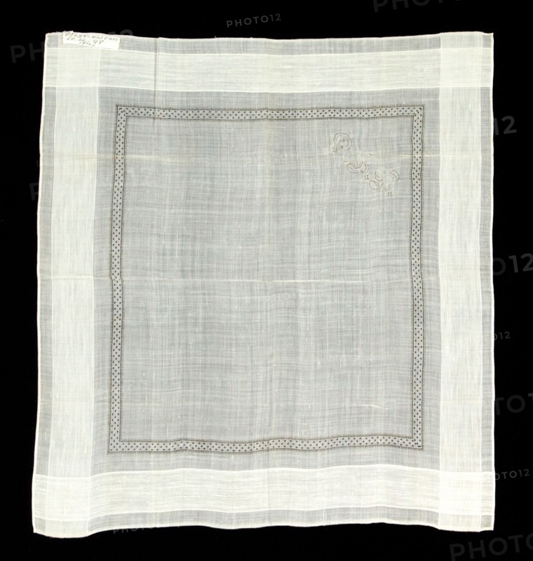 Handkerchief, American, third quarter 19th century.