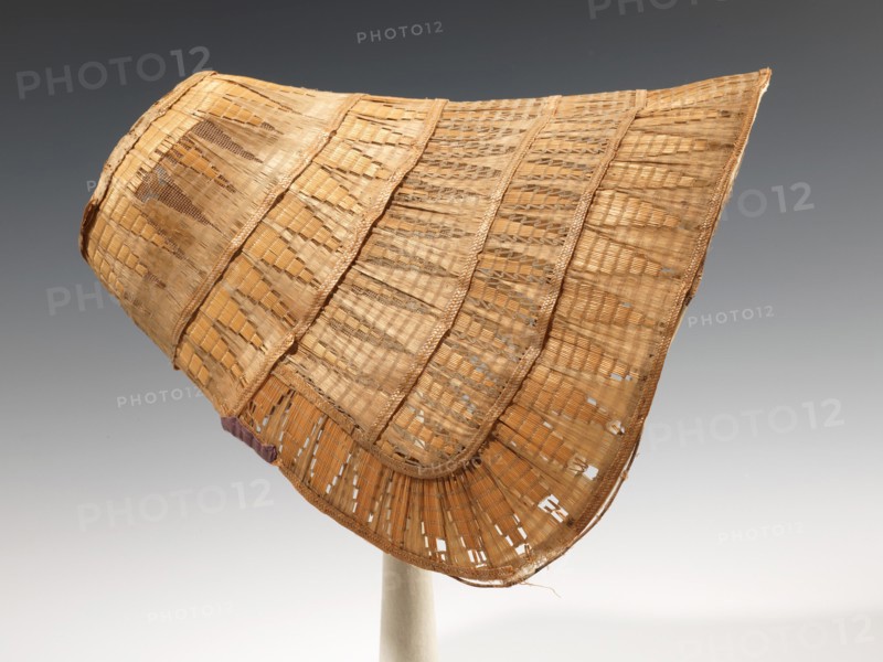 Poke bonnet, American, ca. 1835.