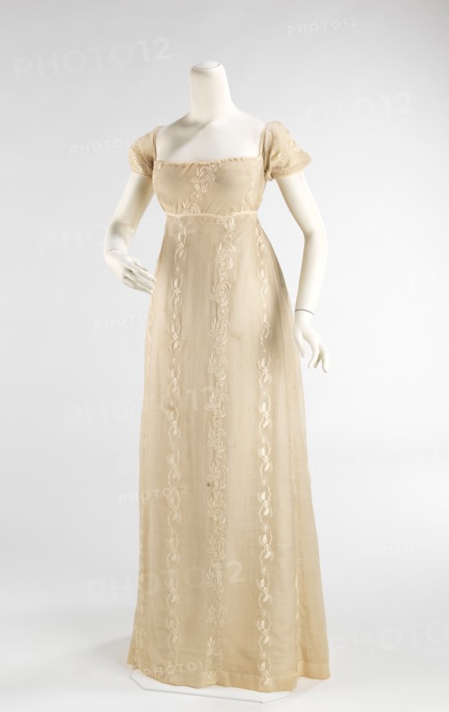 Evening dress, American or European, 1810-12.