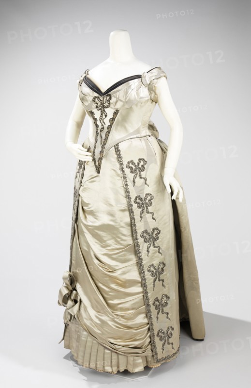 Evening dress, French, 1888.