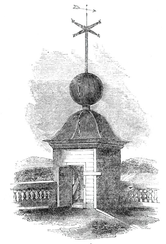 The Time Ball, Royal Observatory, Greenwich, Fig. 2, 1845. Creator: Unknown.