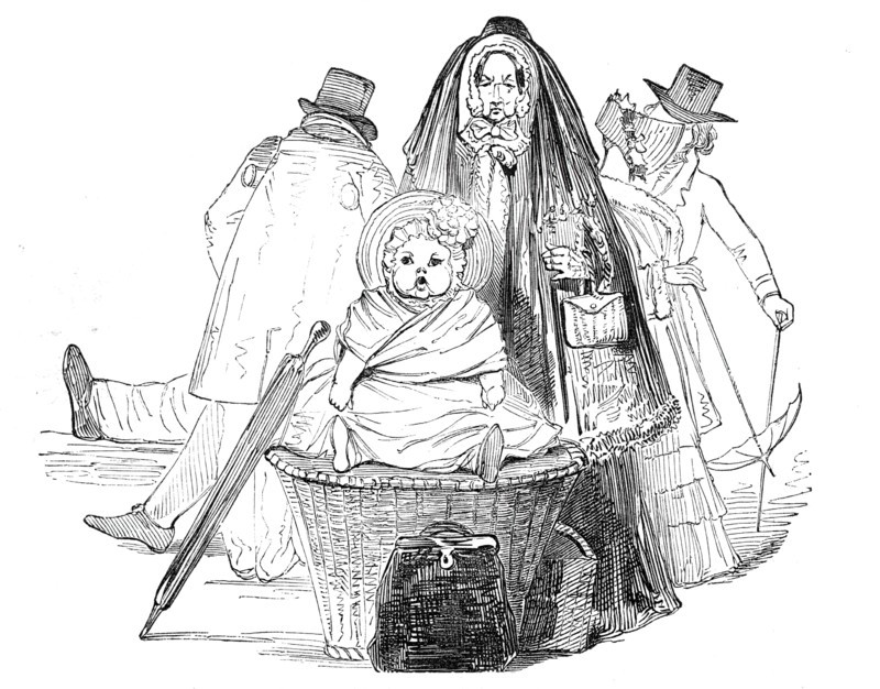 Waiting for the train, 1844. Creator: Unknown.
