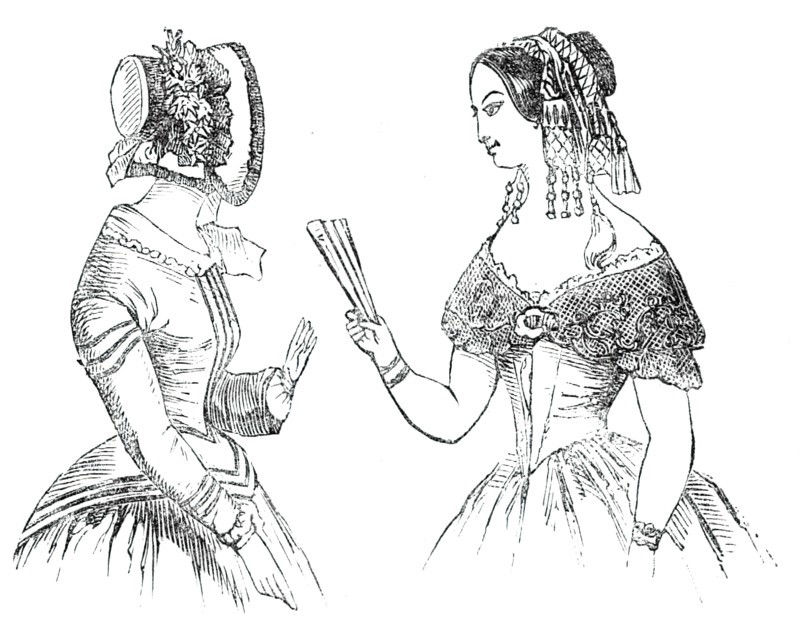 Fashions for the New Year, 1844. Creator: Unknown.