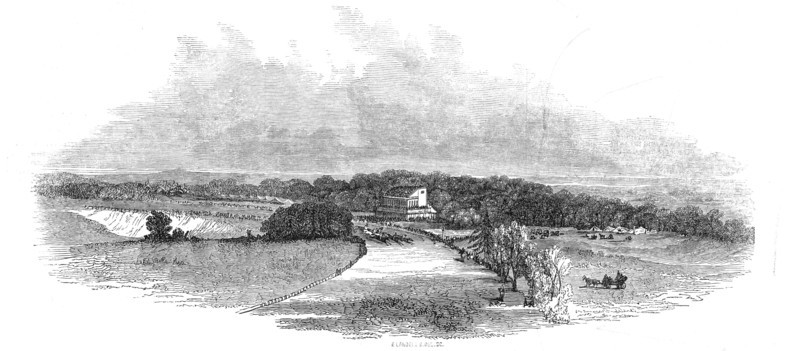 Goodwood Races, the Course, 1845. Creator: Ebenezer Landells.