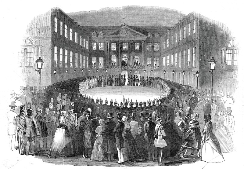 Great Military Concert at Bruhl, 1845. Creator: Unknown.