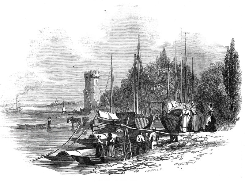 Bayen Thurm, Cologne, 1845. Creator: Ebenezer Landells.