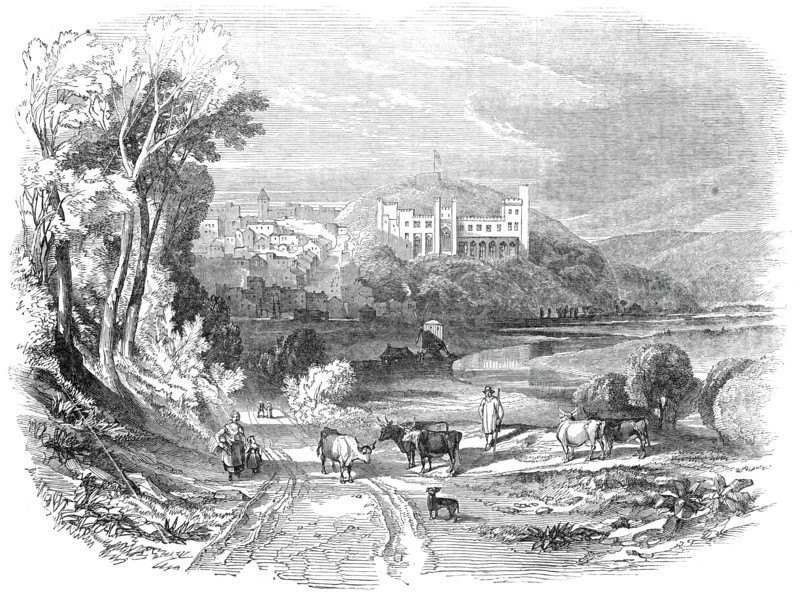 Arundel Castle and Town, 1845. Creator: Unknown.