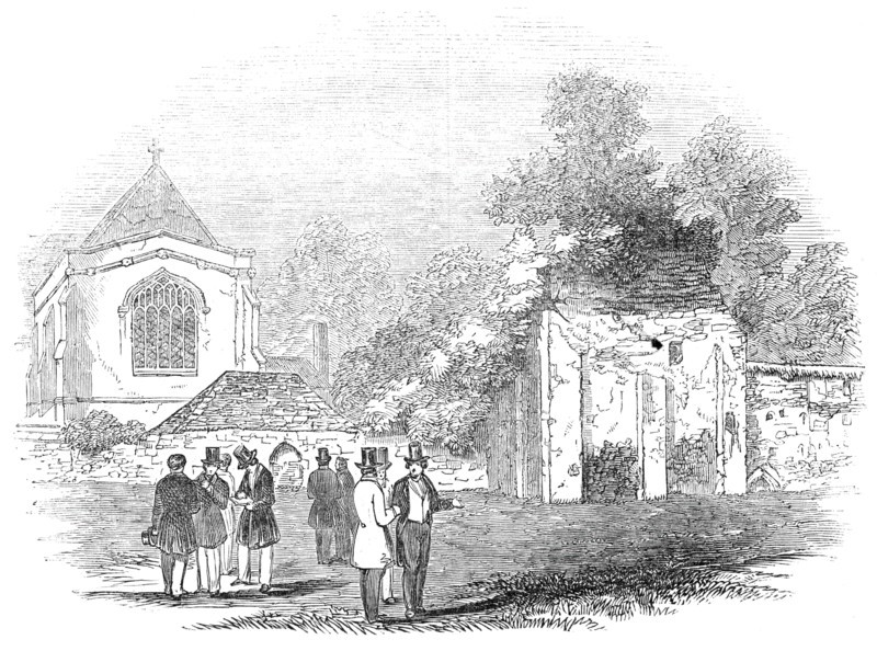 Ruins of Wolvesley Castles and Palace, Winchester, 1845. Creator: Unknown.