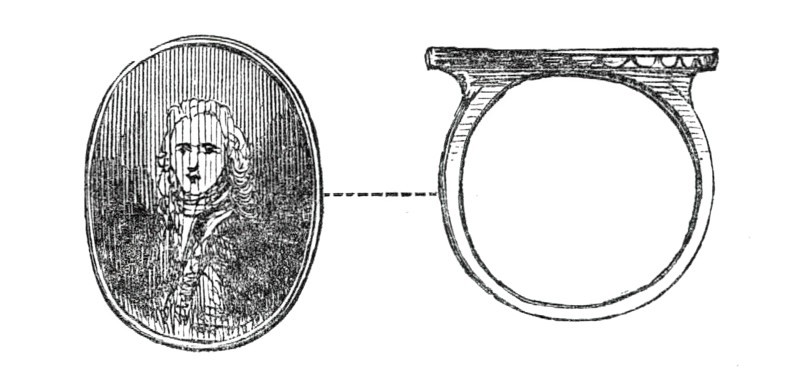Signet-ring of the Pretender, 1845. Creator: Unknown.