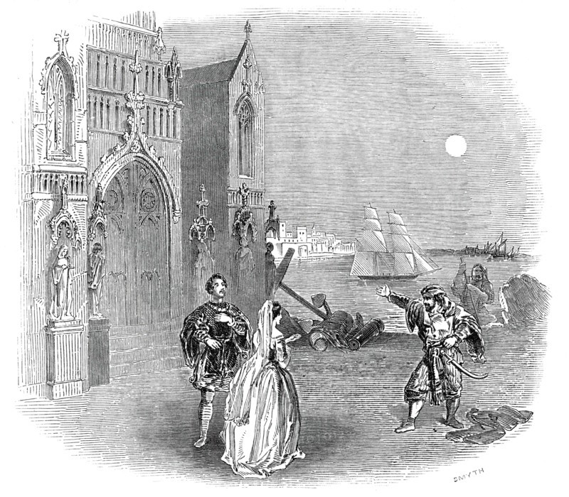Scene from the opera of "The Enchantress", at Drury Lane Theatre, 1845. Creator: Smyth.