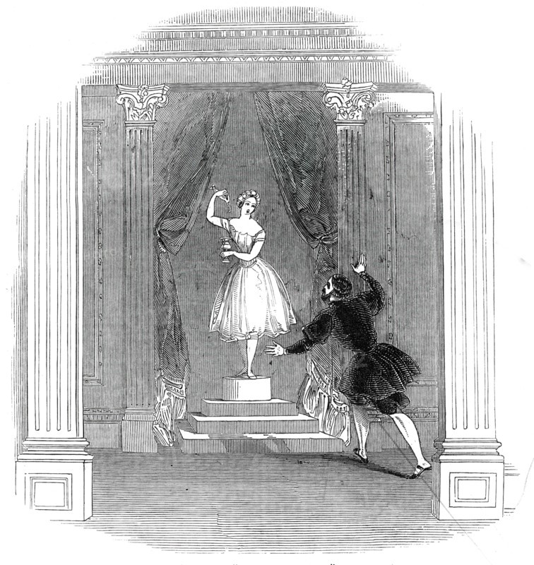 Scene from the "New Ballet" of "The Marble Maiden", at Drury Lane Theatre, 1845. Creator: Unknown.