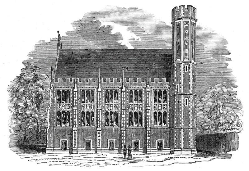 The Library, Lincoln's Inn New Buildings, 1845. Creator: Unknown.