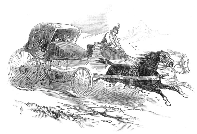Lieutenant Waghorn's Travelling Carriage, 1845. Creator: Unknown.