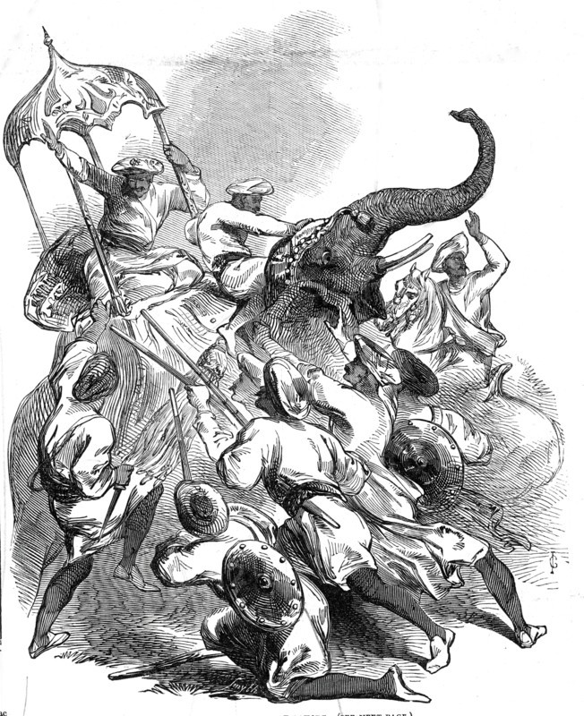 Death of the Wuzeer of Lahore, 1845. Creator: Unknown.
