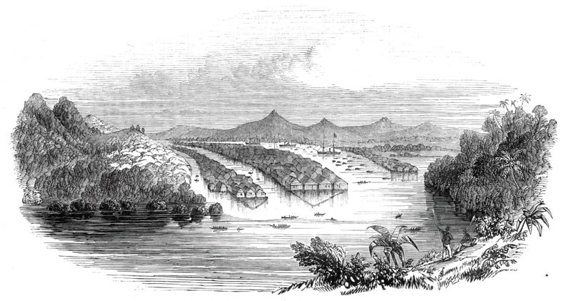 Bruni, or Borneo Proper - from a sketch by a correspondent, 1845. Creator: Unknown.