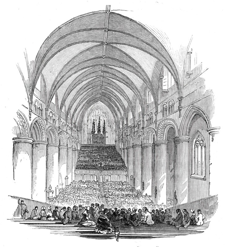 The Gloucester Musical Festival, 1844. Creator: Unknown.