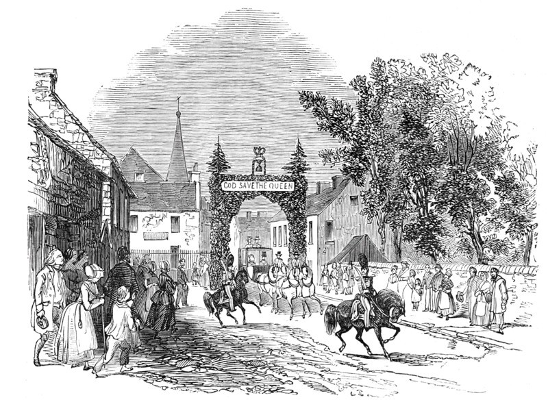 Entrance to Coupar Angus, 1844. Creator: Unknown.