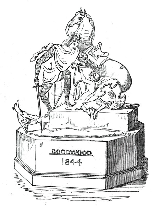 Prize plate, 1844. Creator: Unknown.