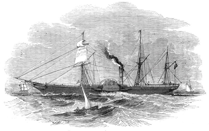 The City of London Aberdeen Steam-Ship, 1844. Creator: Unknown.
