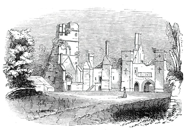 South Winfield manor house, 1844. Creator: Unknown.