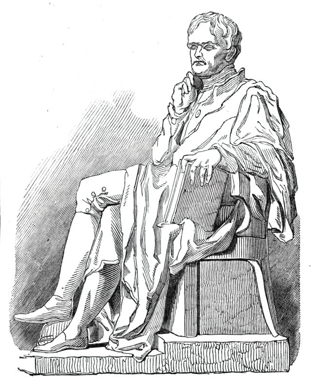 Statue of the late Dr. Dalton, 1844. Creator: Unknown.
