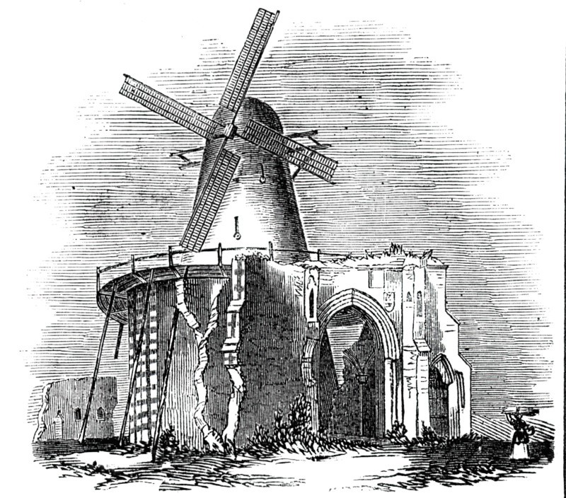 St. Benet's Abbey, 1844. Creator: Unknown.