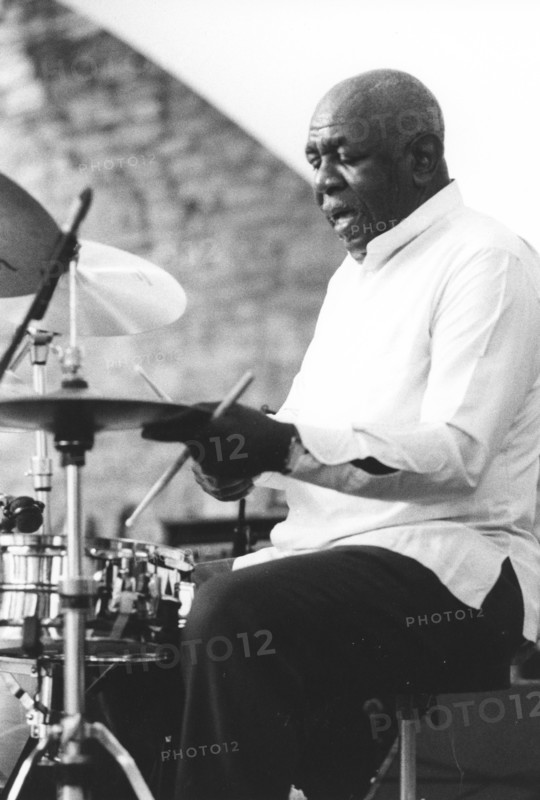 Mickey Roker, Brecon Jazz Festival, Powys, Wales, 1997.