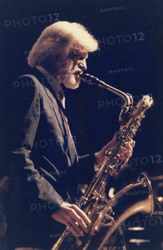 Gerry Mulligan, Capital Radio Jazz Festival, Knebworth House, Knebworth, Herts, 1982.