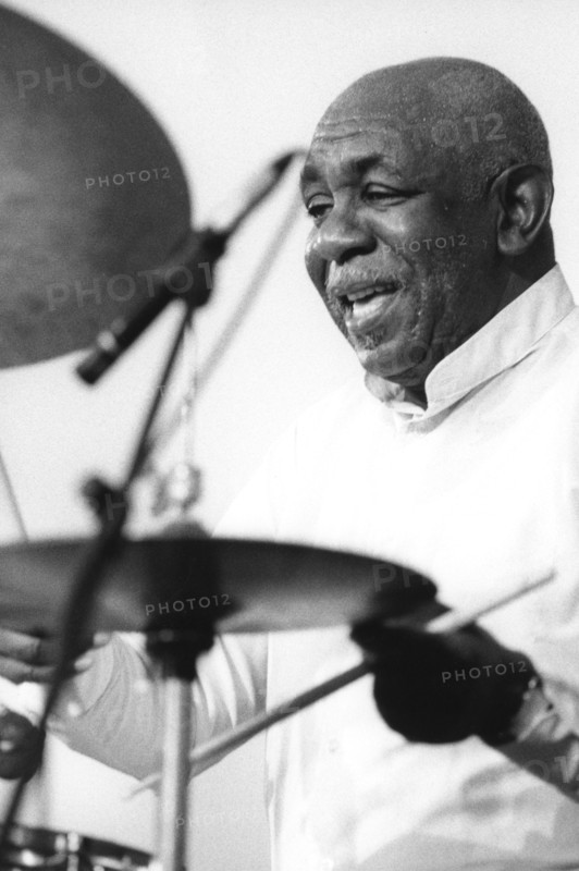 Mickey Roker, Brecon Jazz Festival, Powys, Wales, 1997.