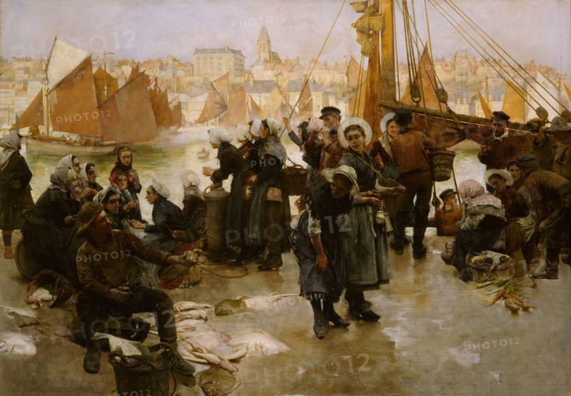The Departure Of The Fishing Fleet