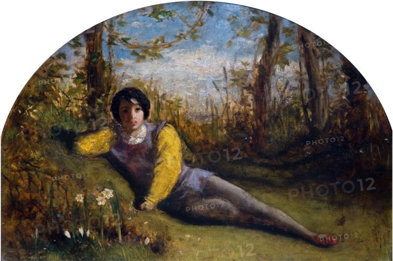 The Young Poet - Oil Study