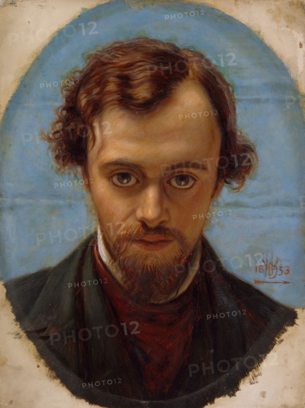 Portrait of Dante Gabriel Rossetti at 22 years of Age