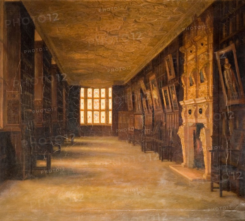 View Of The Long Gallery At Aston Hall