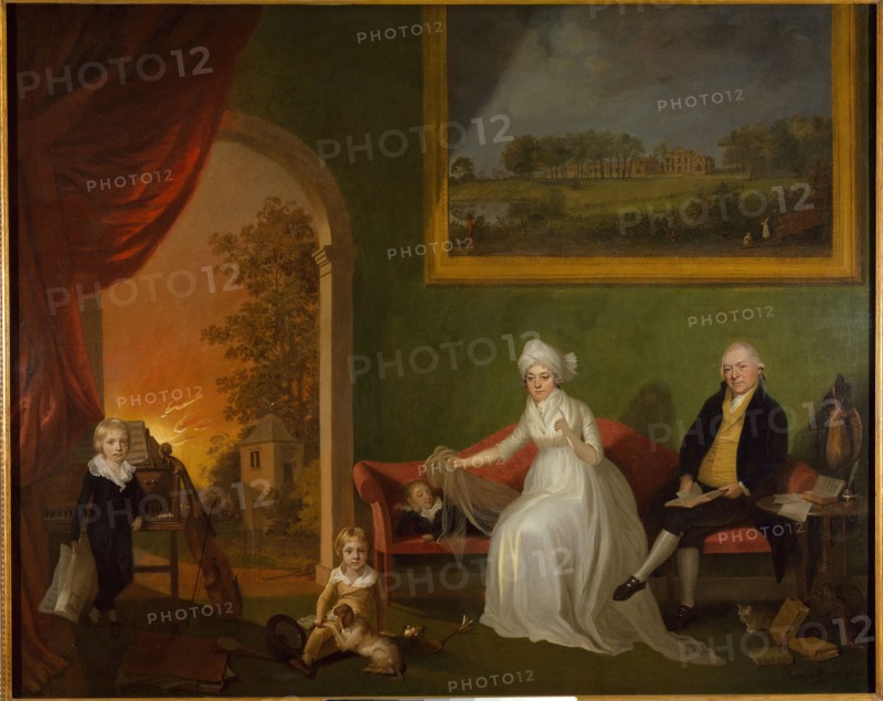 Portrait of Robert Mynors and His Family