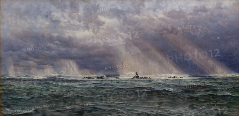 A North West Gale off the Longships Lighthouse
