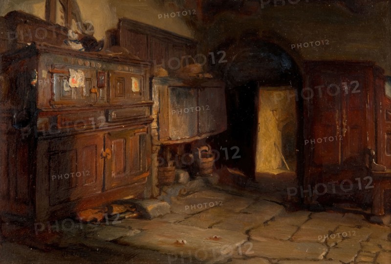 A Breton Cottage Interior