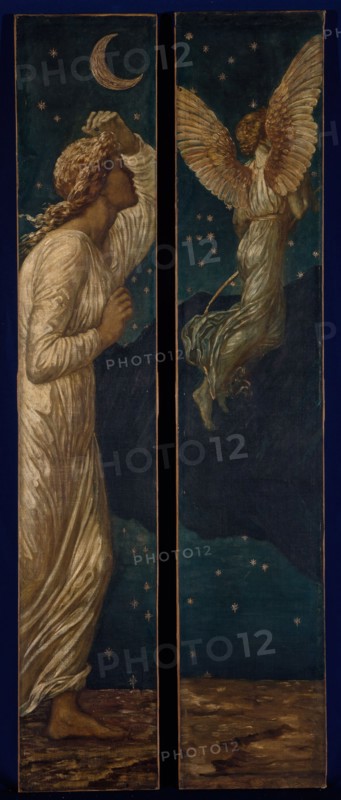 Cupid and Psyche - Palace Green Murals - Cupid Flying away from Psyche