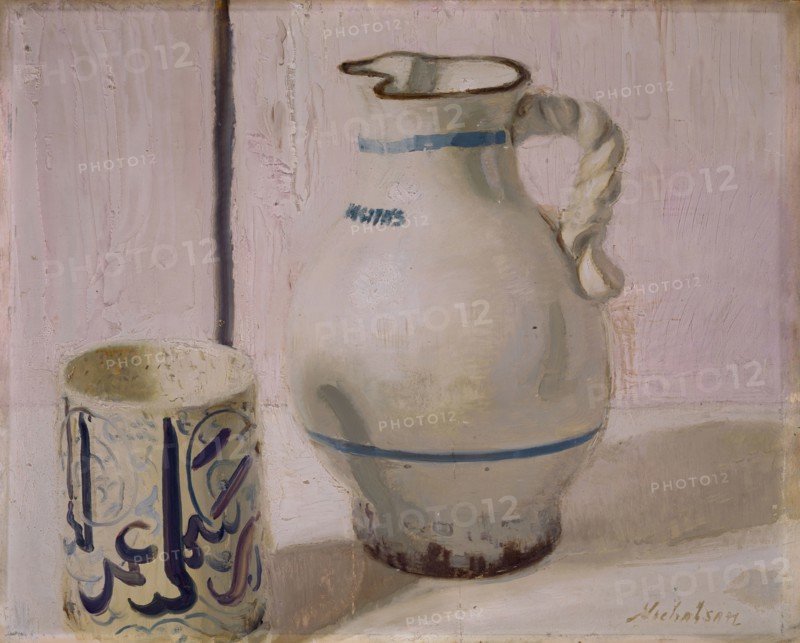 Pink Still Life With Jug