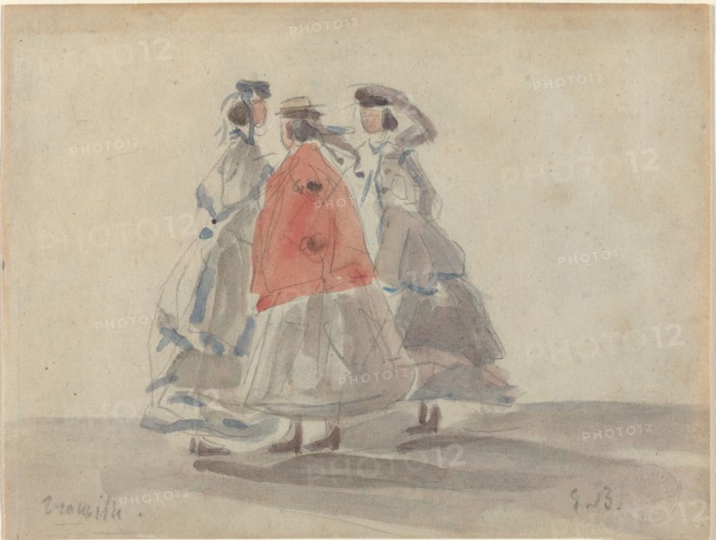 Three Women at Trouville