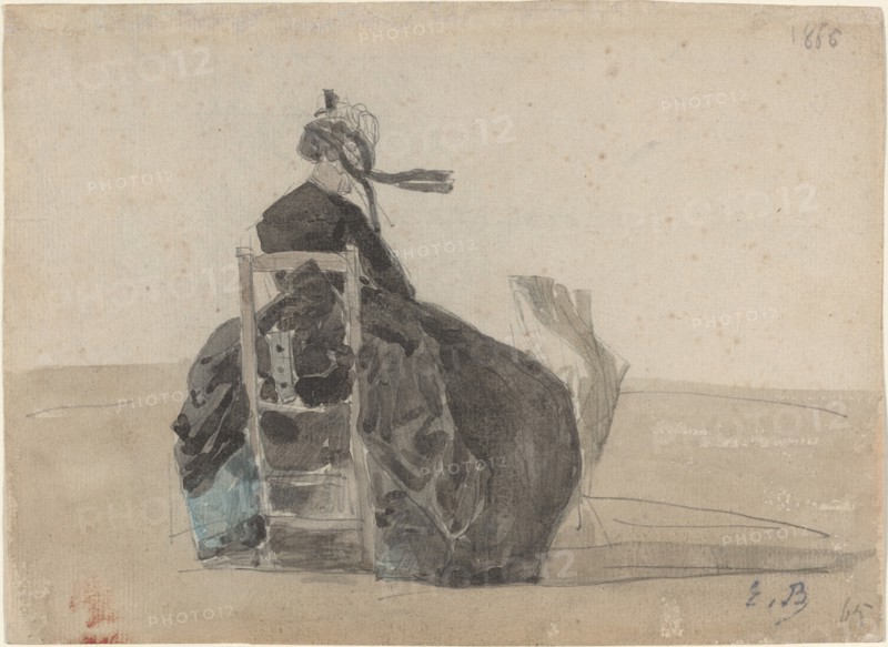 Seated Lady in Black