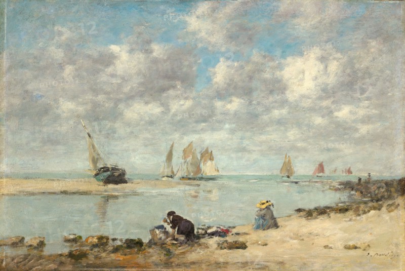 Washerwoman near Trouville