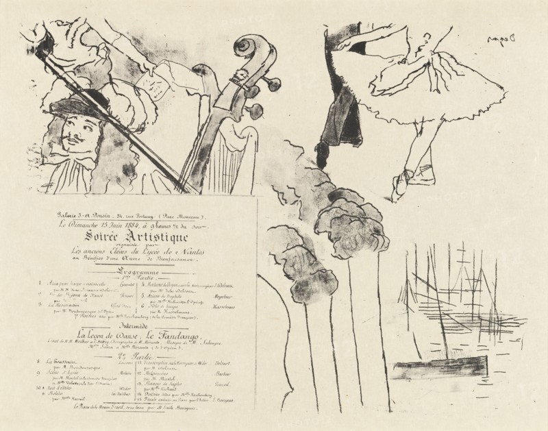 Program for the Soiree Artistique
