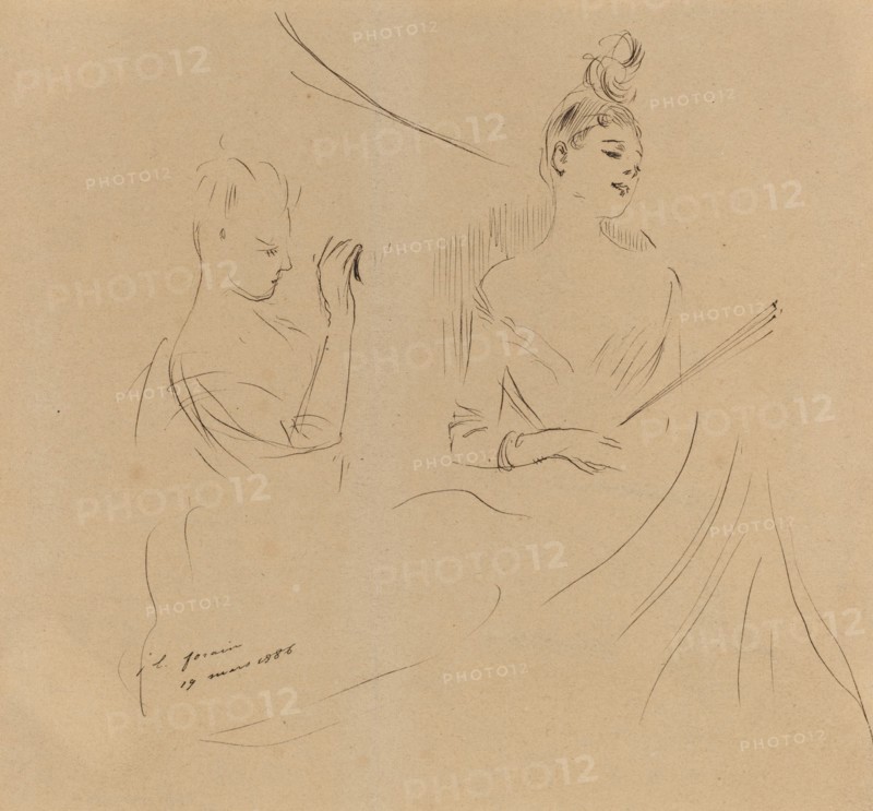 Two Ladies in a Loge