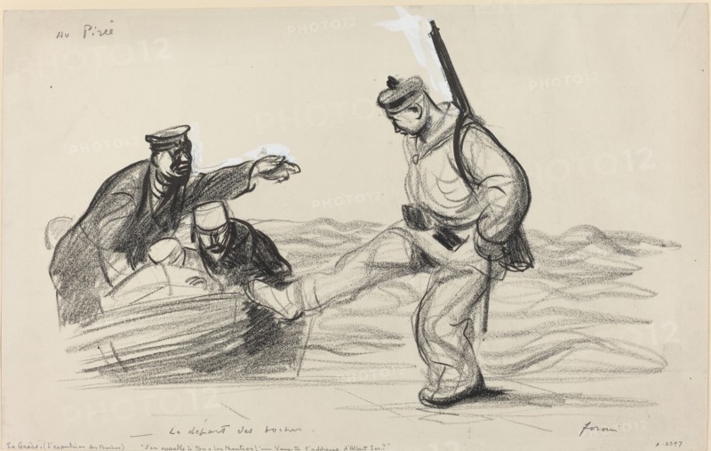 Au Piree. - Le depart des boches.