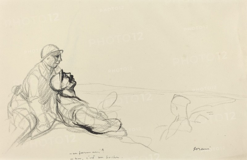 - Un farman? - non, c'est un boche., c. 1914/1919. [A (?) - No, it's a Hun].