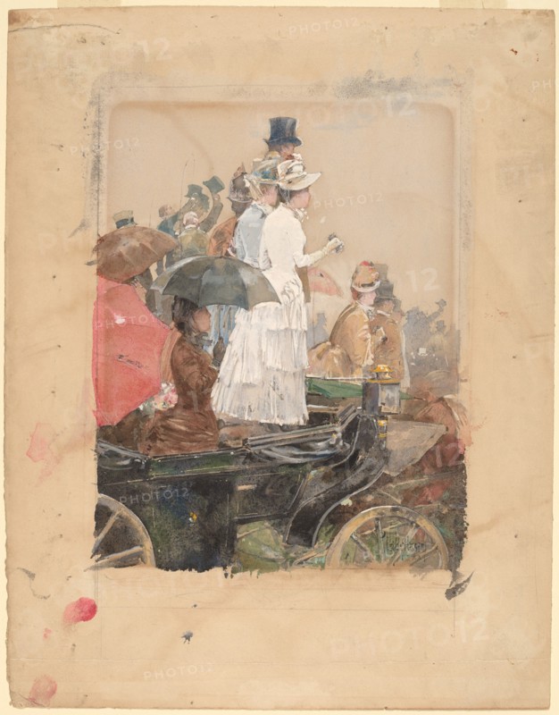 Spectators at the Grand Prix