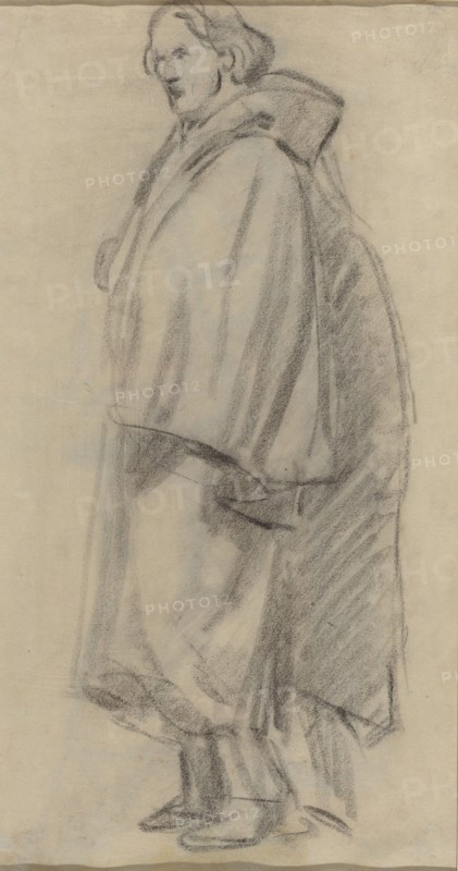 Man Wearing a Cloak [verso]