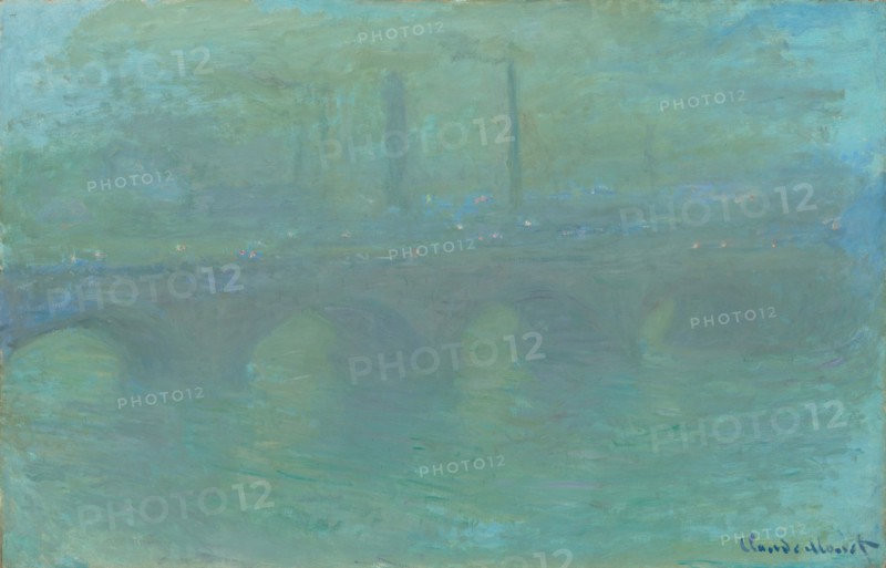 Monet, Pont de Waterloo, au crépuscule